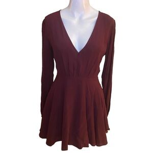 Lovers + Friends Shimmy Dress Scarlet XS